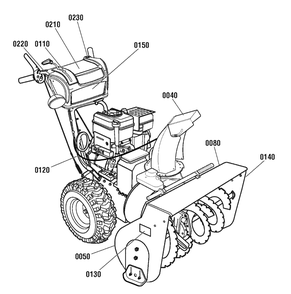 Decals Group Diagram and Parts List for 1695861-18-2829-31 2010 Briggs and Stratton Snow Blower